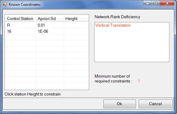 Εξαγωγή των κανονικών εξισώσεων σε μορφή Text ή Excel 3.20. Επιλογές μέσο της επιλογής Compute Δεσμεύσεις με βάση γνωστές συντεταγμένες 3.21.