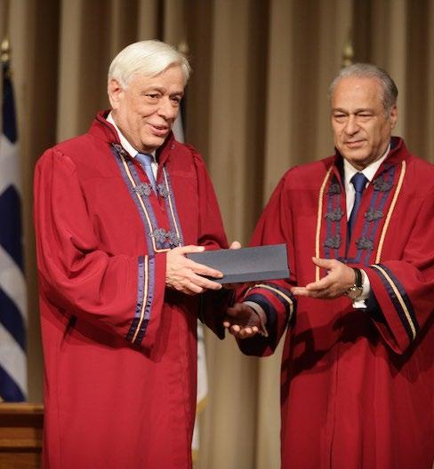 02. Νέα του ΤΕΙ 19 Δημοσιεύσεις σχετικές με την αναγόρευη του Προέδρου της Δημοκρατίας σε Επίτιμο Καθηγητή του ΤΕΙ Αθήνας Τίτλος: Παυλόπουλος: Το κράτος Δικαίου, θεμελιώδης συνιστώσα της ευρωπαϊκής