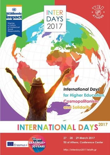 Panagiotidi, Department of Public & International Relations (International Mobility), TEI of Athens Ms. V. Aletra, Department of Public & International Relations, Erasmus+, TEI of Athens Mrs. I. Georgouli, Department of Public & International Relations, Erasmus+, TEI of Athens Ms.