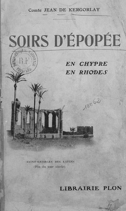 ι ρ ι ο ια Κ ρύ ια ΣΤΟ ΒΙΒΛΙΟ ΤΟΥ SOIRS D EPOP E EN H PRE E EN RHODES, Li rairie Plon, 1913 ρα α ό ο Κα ρ α α α Στη σελ.