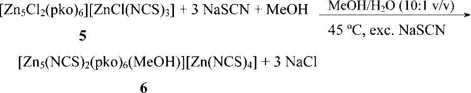 Thus, we tried to prepare such clusters with N 3 and OCN ligands under conditions that favour formation of anionic compounds, i.e., employing bulky non-coordinating counteranions.