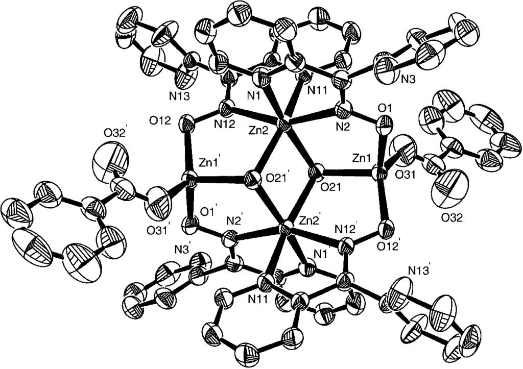 FULL PAPER S. P. Perlepes, D. P. Kessissoglou et al. Figure 2. Partially labelled ORTEP plot of the tetranuclear molecule of complex 1 3MeCN.