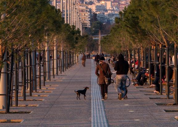 Η πορεία κατά μήκος της προκυμαίας είναι γραμμική χωρίς εναλλακτικές διαδρομές, αλλά προσφέρει εναλλακτικές δράσεις (στάση, παιχνίδι, συνάντηση, χαλάρωση κτλ.).