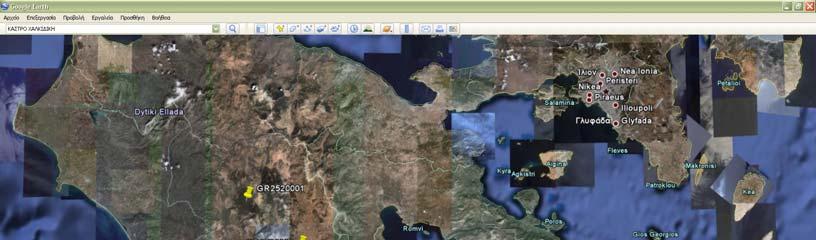 </Placemark> <Placemark> <name> GR2520003</name> <styleurl>#msn_ylw-pushpin_copy0</styleurl> <Point> <coordinates> 22.746,37.