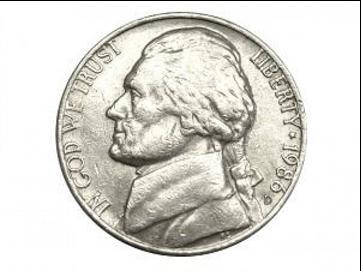 Σύγχρονο νόμισμα από χαλκονικέλιο. Και στις μέρες μας η κύρια χρήση του χαλκονικελίου είναι στην κατασκευή κερμάτων π.χ.