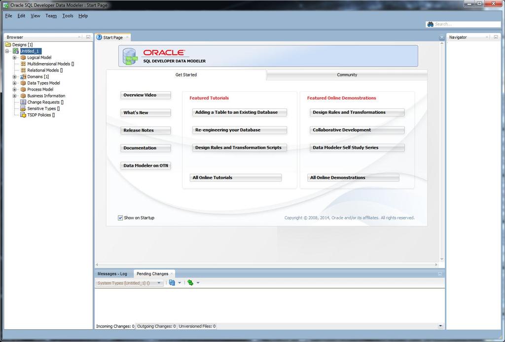 Σο Oracle SQL Developer Data