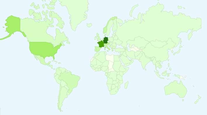 World Wide User Community 58 Languages 190 Countries 92 Institutes (67 Countries) GeoGebra in textbooks in 35 Countries 43 Developers 200 Translators