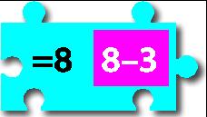 KSF 2017 - Ecolier Levels 3-4 3 point problems (προβλήματα 3 μονάδων) 1. Which of the pieces A - E will fit between the above two pieces so the two equalities are fulfilled?