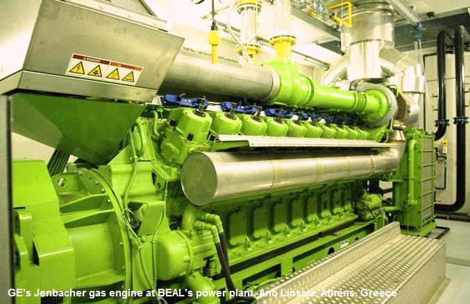 Μηχανές GE Jenbacher στη μονάδα βιοαερίου 6 MW «Επίλεκτος Βιοαέριο Φαρσάλων Α.Ε.». Το έργο βρίσκεται σε φάση κατασκευής.