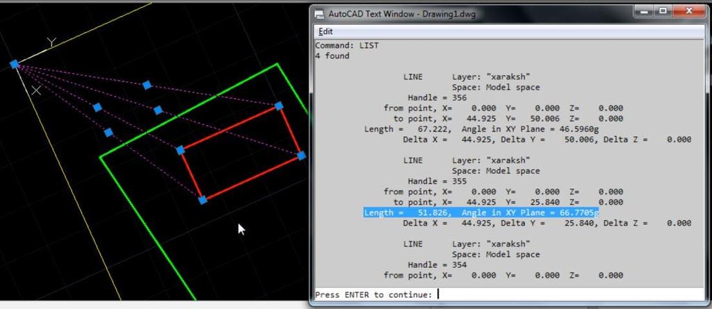 8η Ενότητα Scripting στο AutoCAD Εικόνα 5. Το περιεχόμενο του αρχείο SCRIPT Εικόνα 6.