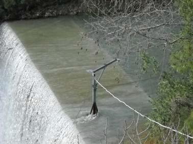 Κεφάλαιο 4 Επεξεργασία Υδρολογικών Δεδομένων Φωτογραφία 4.4: Σταθμημετρικός σταθμός Νέδοντα (λατομείο Μπάκα). 4.2.