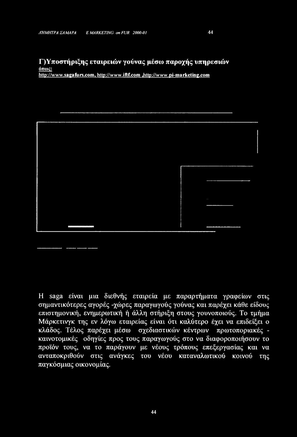 Το τμήμα Μάρκετινγκ της εν λόγω εταιρείας είναι ότι καλύτερο έχει να επιδείξει ο κλάδος.
