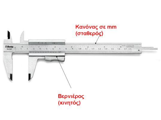 Όργανα μετρήσεων Τα όργανα μέτρησης των αποστάσεων είναι η μετροταινία (χάρακας(1) ή μεζούρα(2)), το παχύμετρο (ή βερνιέρος(3)), το διαστημόμετρο(4) αλλά και πιο πολύπλοκα εργαλεία όπου μια ακτίνα
