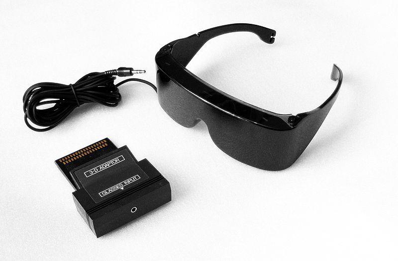Οθόνες 3D LCD Εξοπλισμός για τρισδιάστατη όραση μέσω γυαλιών LCDs Sega Scope 3D glasses for the Sega