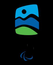 128 Vancouver 2010 X Paralympic Winter Games "Man becomes Mountain", emblem of the Vancouver 2010 Paralympic Games Ρόλη Φιλοξενίασ