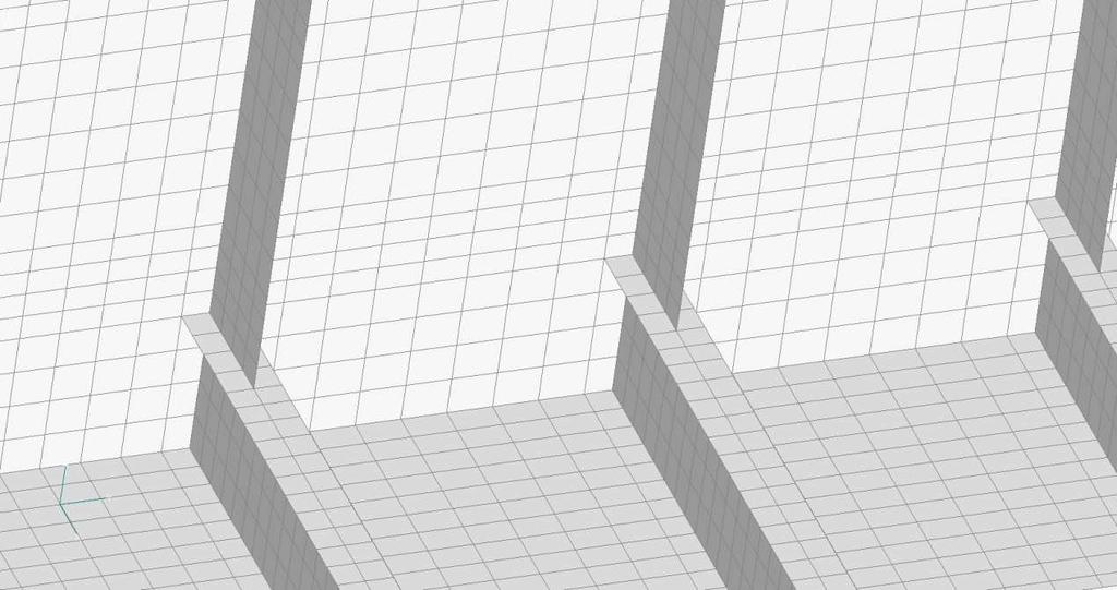 7.4.3 3 rd Model description The third model was created with a very fine mesh, (814.442 elements), and with plate elements as in the previous case. A global view of the model is shown at Fig.7.4.3.1. The size of the plate elements is now about 0.