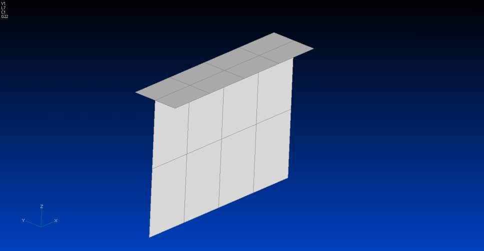 47 m 2 nd Model (16 elements) Plate