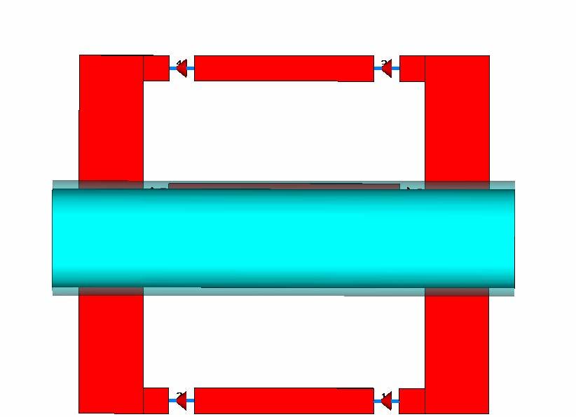 y +8cm +1cm 3cm 10cm 19cm 28cm Σχήμα 3.2: Οι τεταγμένες κατά μήκος του υπό εξέταση άκρου. Στο σημείο με το βέλος y = +1cm παρατηρείται μεγιστοποίηση του SAR 1gr.
