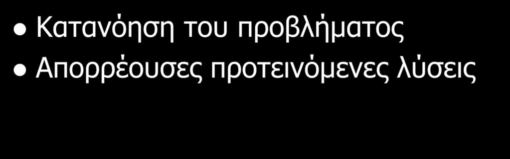 Η οπτική του ερευνητή Κατανόηση του