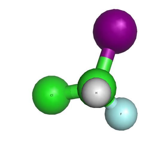 BrCH 2 < CH 3 O C 2 H 5 < CH 2 =CH < HC C Τοποθετούμε την ένωση με το H να κοιτάζει έξω από το επίπεδο προς τον
