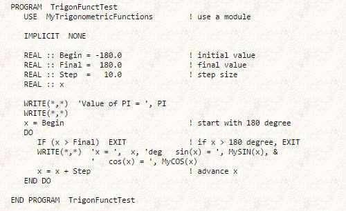 Functions και Modules 2.