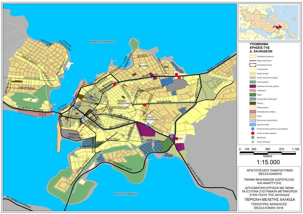 Γοβιού και Κριεζώτου που συνδέονται με την Βενιζέλου, έχουν την ίδια εξέλιξη με αυτή και συνθέτουν ένα δίκτυο οδών μέσα στο οποίο περικλείεται το κέντρο της πόλης.