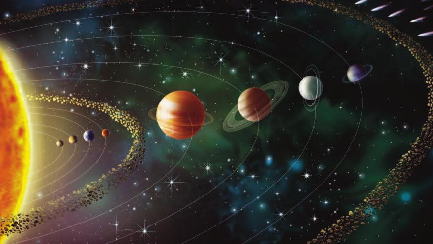 1 Το Ηλιακό Σύστημα Το Ηλιακό σύστημα περιλαμβάνει τον Ήλιο και όλα τα αντικείμενα τα οποία κινούνται σε τροχιά γύρω από αυτόν μέσα στο πεδίο βαρύτητάς του, είτε περιστρεφόμενα άμεσα γύρω από αυτόν