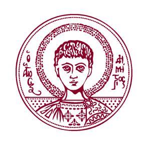 ΑΡΙΣΤΟΤΕΛΕΙΟ ΠΑΝΕΠΙΣΤΗΜΙΟ ΘΕΣΣΑΛΟΝΙΚΗΣ ΣΧΟΛΗ ΘΕΤΙΚΩΝ ΕΠΙΣΤΗΜΩΝ ΤΜΗΜΑ ΦΥΣΙΚΗΣ ΤΟΜΕΑΣ ΦΥΣΙΚΗΣ ΣΤΕΡΕΑΣ ΚΑΤΑΣΤΑΣΗΣ Διπλωματική Εργασία ΔΙΑΚΡΙΒΩΣΗ