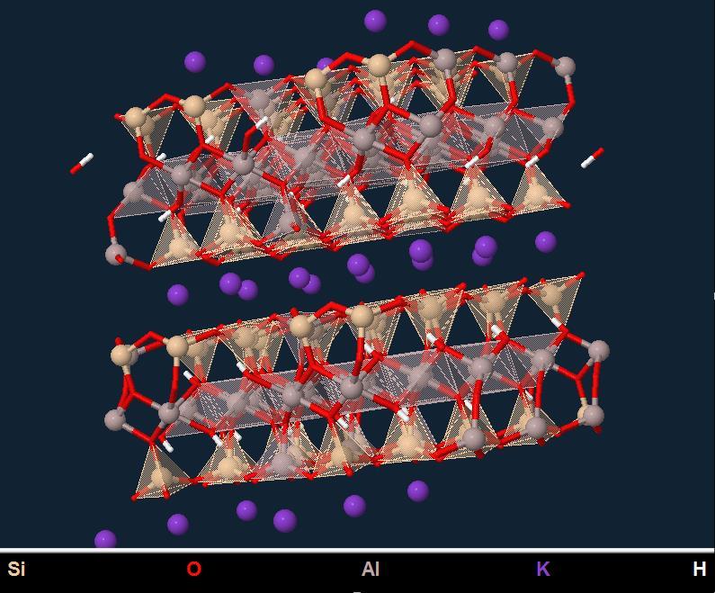 10 (OH) 2 KAl 2 (AlSi 3 )O 10 (OH) 2