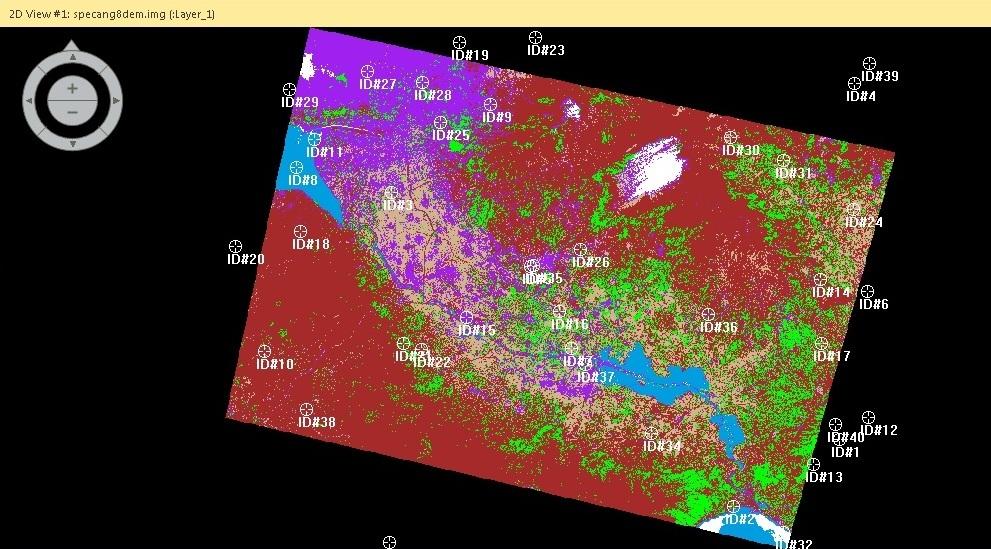 Τυχαία σημεία πάνω στην εικόνα αναφοράς Για να προσδιοριστεί καλύτερα κάθε σημείο, είναι εφικτό να εμφανίζονται μερικά μόνο σημεία κάθε φορά στην