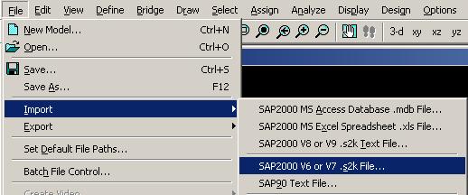 ΕΙΣΑΓΩΓΗ ΔΕΔΟΜΕΝΩΝ Το πρόγραμμα SAP2000 δίνει τη δυνατότητα ο φορέας και οι φορτιστικές καταστάσεις να δοθούν είτε μέσω αρχείου δεδομένων είτε με γραφικό τρόπο από το γραφικό του περιβάλλον.