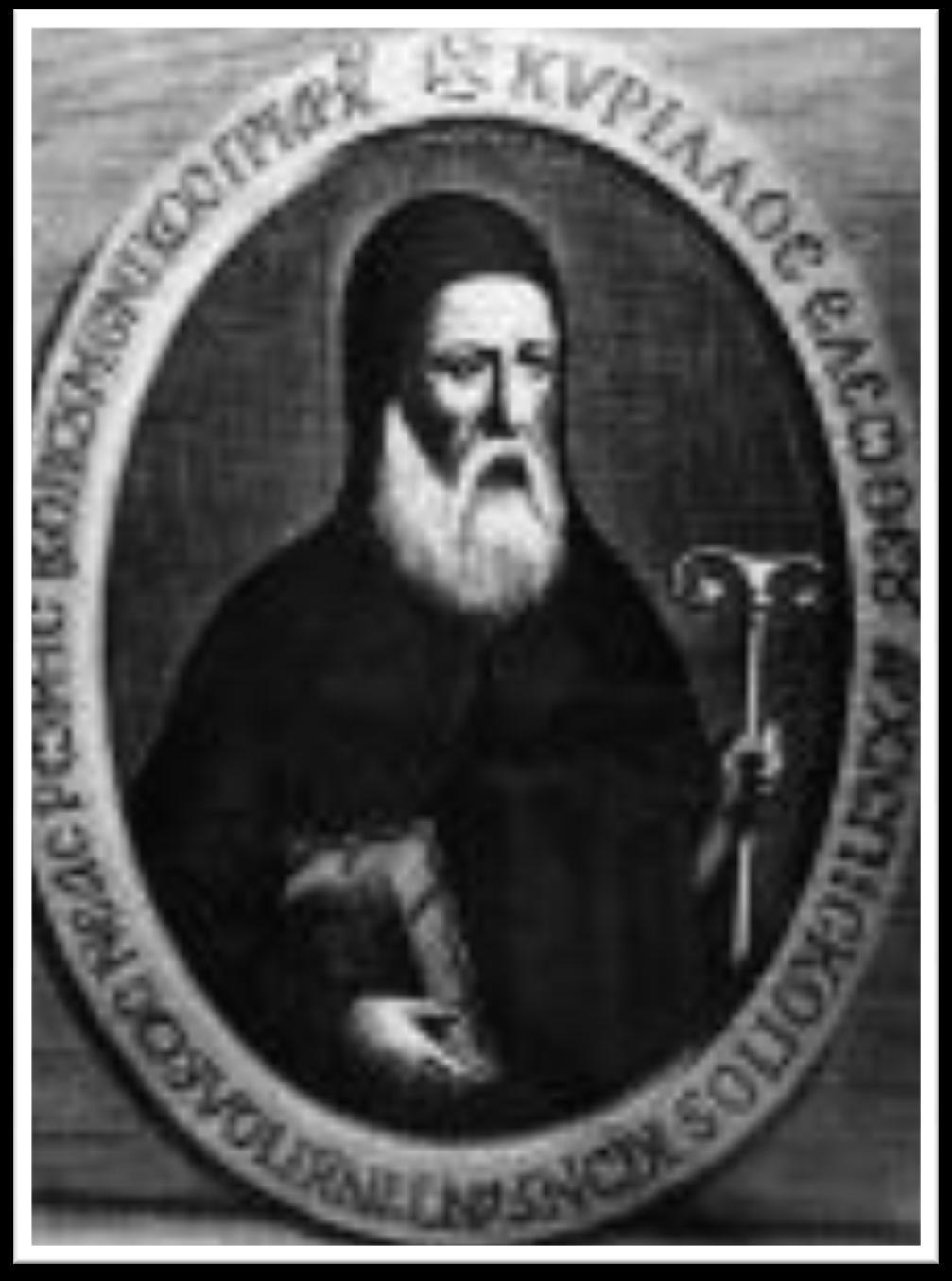 Οἰκουμενικὸς Πατριάρχης Κύριλλος Α Λούκαρις
