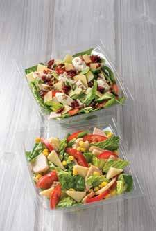 Σαλάτες / Salads ΙΑΤΡΟΦΗ & ΙΣΟΡΡΟΠΙΑ µικρογεύµατα Φιλετάκια Κοτόπουλο, Γραβιέρα Νάξου ΠΟΠ µε µαρούλι, φρέσκια ντοµάτα, καλαµπόκι, caesar s σως ή µε εξαιρετικό παρθένο ελαιόλαδο & ξύδι / Chicken