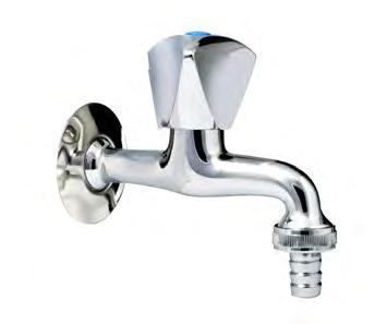 614 IT_ Rubinetto a muro portagomma EN_ Wall mounted sink tap with