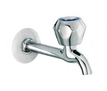 wall mounted sink tap, available lengths mm 120 and mm 150 FR_