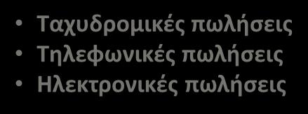 1. Διανομή 2 Κανάλια διανομής για καταναλωτικά