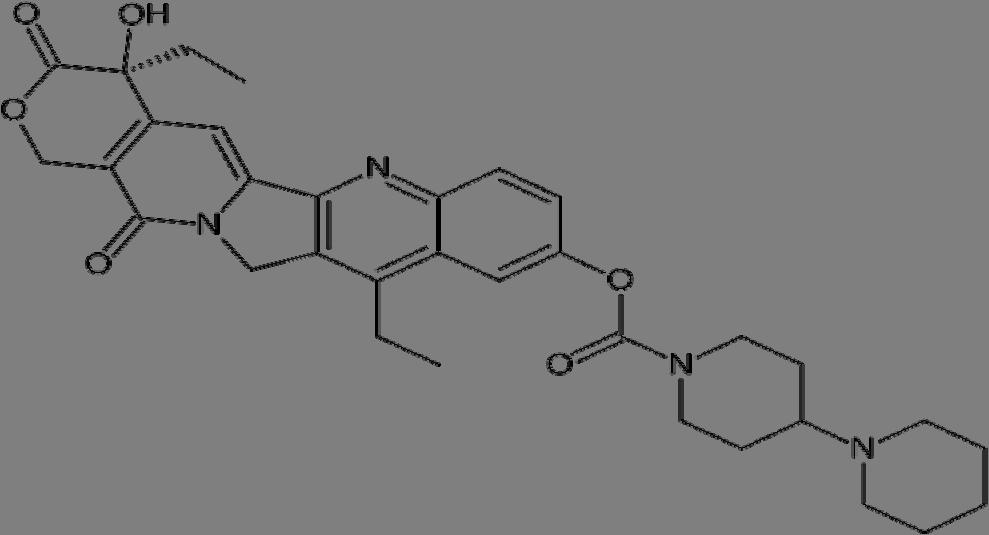Οι αντινεοπλασματικές δράσεις της καμπτοθεκίνης πρωτοπαρατηρήθηκαν την δεκαετία του 1970, σε αρχικά στάδια ερευνών της ουσίας.