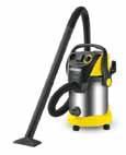 Pre každý prípad optimálne vybavené: naše top zariadenia s výborným maximálnym výkonom do 1 800 W, veľkou nádobou s objemom 30 l a vynikajúcim automatickým oklepom filtra Efficient od firmy Kärcher
