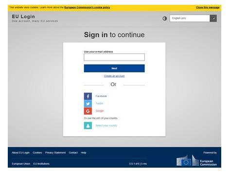 Στο μενού «New user?» (Νέος χρήστης;) επιλέξτε «Register» (Εγγραφή): Δημιουργία λογαριασμού στο EU Login Καταχωρήστε τις απαιτούμενες πληροφορίες.