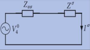 Υπολογισμός του ρεύματος βραχυκύκλωσης με το θεώρημα του Thevenin(1) «Οι μεταβολές, που συμβαίνουν στις τάσεις και τα ρεύματα ενός δικτύου κατά την πρόσθεση μιας σύνθετης αντίστασης μεταξύ δύο κόμβων