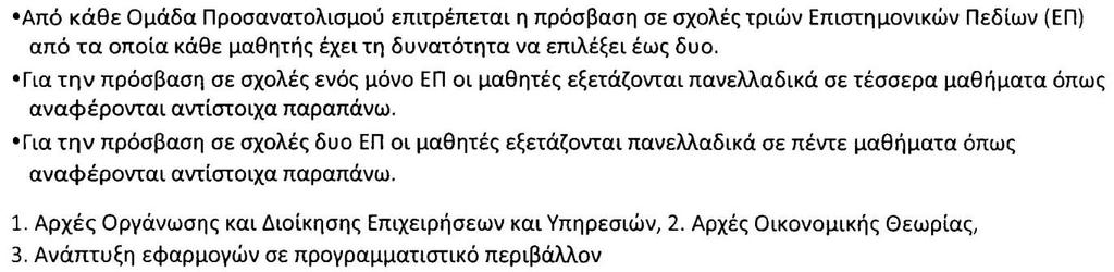 ΕΝΗΜΕΡΩΣΗ ΜΑΘΗΤΩΝ Γ ΛΥΚΕΙΟΥ ΓΙΑ ΤΟ ΣΧΟΛΙΚΟ ΕΤΟΣ 2016-2017 Οι