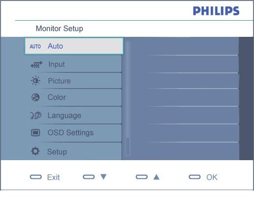 Περιγραφή της προβολής στην οθόνη Τι είναι η Εμφάνιση στην Οθόνη (OSD); Οι Ενδείξεις Στην Οθόνη (OSD) είναι ένα χαρακτηριστικό σε όλες τις LCD οθόνης της Philips.