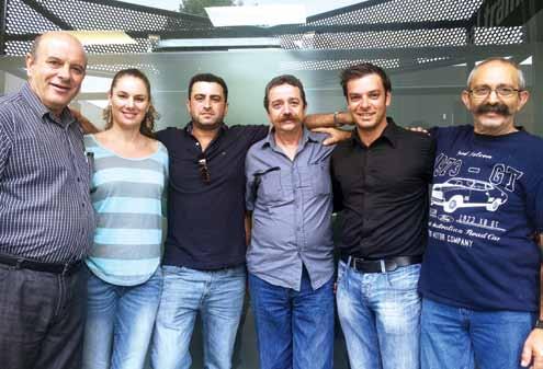 com Left to Right: Lambros Kollis, Kiki Anagnostakis, Dimitrios Anagnostakis, Stamatis Borakis, Pantelis Fridakis, Harry
