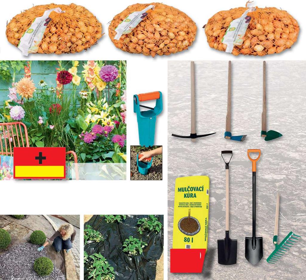 16 cm, žltá 1, 69 Sturon, vysoký výnos a výborná odolnosť balenie 500 g, 8 16 cm, žltá 1, 69 Sádzač na kvetinové cibuľky robustné vyhotovenie z ocele 10, 95 Krompáč kompletný s násadou 9, 59 Motyka