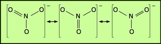 Resonancie O 3 148 pm O-O and 121 pm O=O