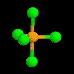 Štruktúra: trigonálna (trojboká) bipyramída sp 3 d