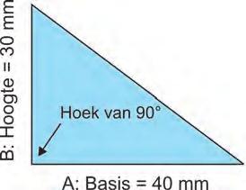 12) h = die hoogte van die driehoek (sy B in Figuur 1.