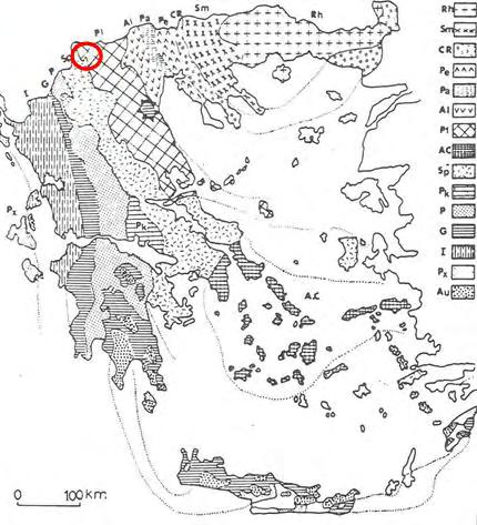 Η ευρύτερη περιοχή της Φλώρινας ανήκει γεωλογικά στην Πελαγονική Ζώνη και δομείται γενικά από γνευσίους και ημι-μεταμορφωμένα πετρώματα, τα δύο ανθρακικά καλύμματα του Τριαδικού - Ιουρασικού, τους