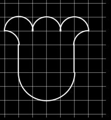 Pomocou úsečiek, štvrťkružníc a polkružníc sme do siete nakreslili tulipán. ký má obvod? (4π + 4) cm (4π + 1) cm (6π + 4) cm D (8π + 4) cm 9. Kružnice k, k so stredmi, majú vnútorný dotyk v bode T.