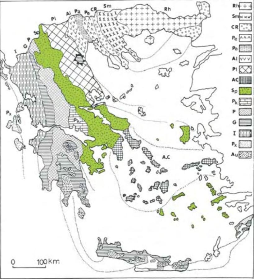 Υποπελαγονική Ζώνη Η Υποπελαγονική ζώνη βρίσκεται δυτικά της Πελαγονικής, έχει διεύθυνση ΒΒΔ- ΝΝΑ και ανήκει στις Εσωτερικές Ελληνίδες, οι οποίες έχουν επηρεαστεί από δύο ορογενετικά γεγονότα.